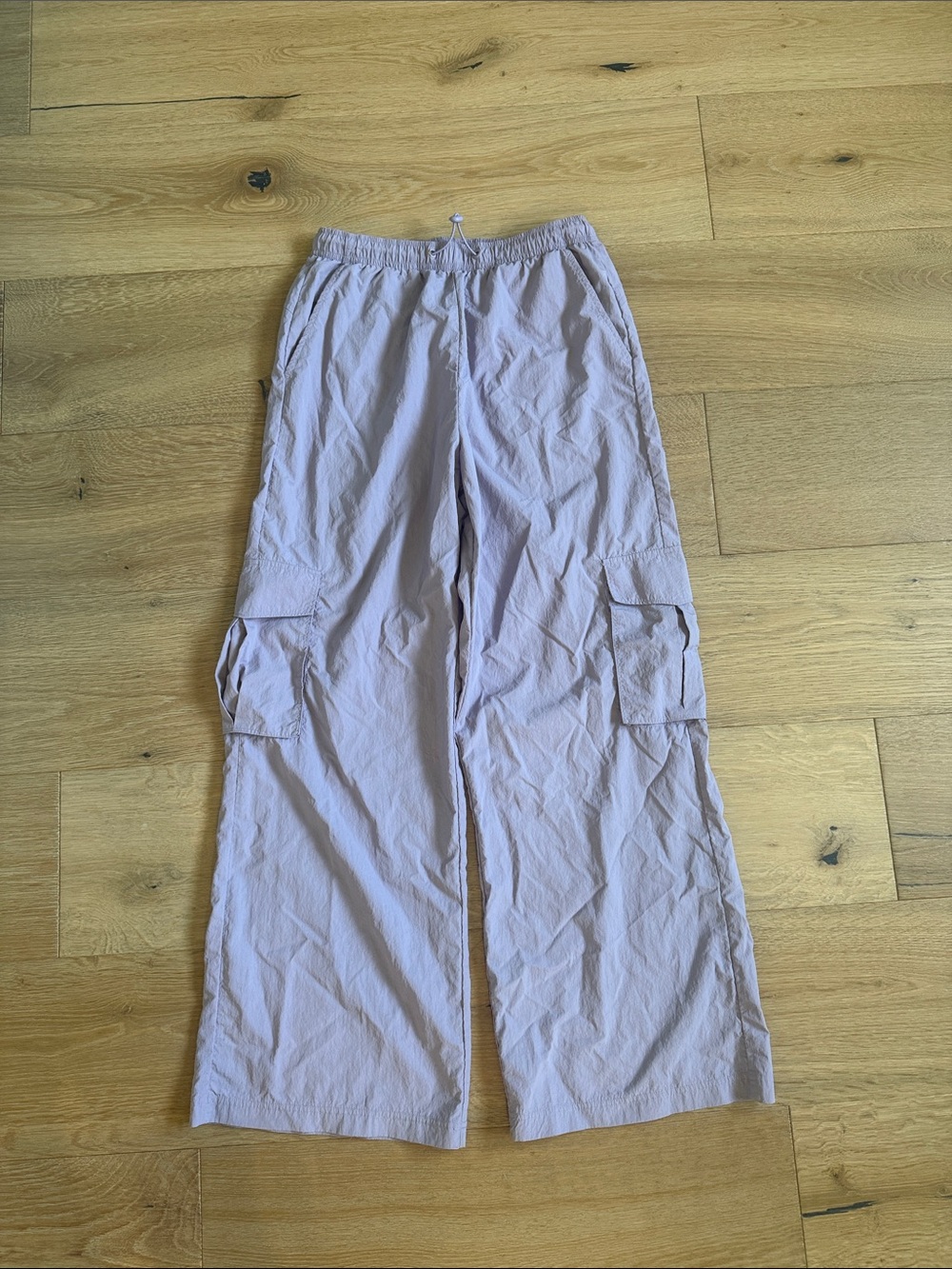Gilly Hicks Lavender Wide-Leg Cargo Pants